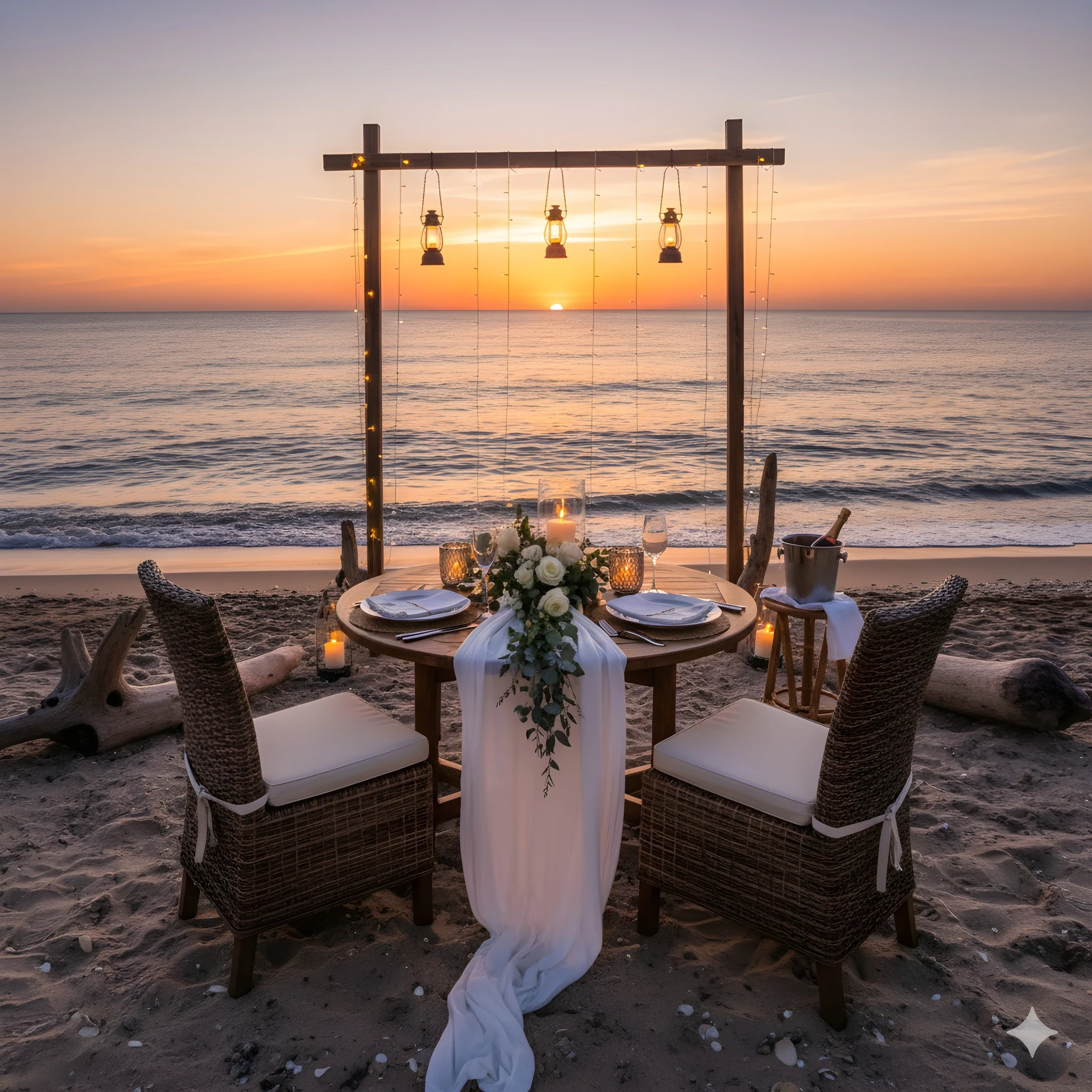 The elegant interior of the restaurant with modern decor.