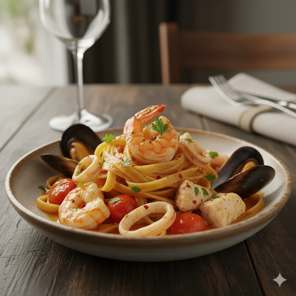 Handmade pasta & ricotta-potato gnocchi